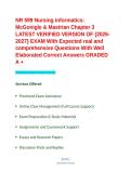 NR 599 Nursing informatics McGonigle & Mastrian Chapter 3 LATEST VERIFIED VERSION OF -2026-2027- EXAM With Expected real and comprehensive Questions With Well Elaborated Correct Answers GRADED A &plus;&period;