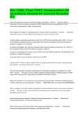 Bio 1330&colon; Final TXST- Examination All Questions Answered Correct &sol;Graded A&plus;&period;&NewLine;&NewLine;