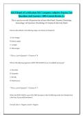 Pass Your ASCP MLT&comma; Exams All combined in this Bundle Solution 2026&sol;2027 Updated&period; &lpar;100&percnt; Guaranteed Pass Review&rpar; A&plus; Graded