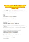 Acute Renal Failure &lpar;ARF&rpar; Exam Sample Test -2 Questions & Answers &lpar;2026&ndash;2027 Nursing Revision Guide&rpar; &vert; Practice Questions&comma; NCLEX & ATI Style Exam Prep Pack