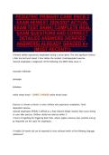 PEDIATRIC PRIMARY CARE PNCB 2&NewLine;EXAM NEWEST 2026&sol;2027 ACTUAL&NewLine;EXAM TEST BANK&vert; COMPLETE REAL&NewLine;EXAM QUESTIONS AND CORRECT&NewLine;DETAILED ANSWERS &lpar;VERIFIED&NewLine;ANSWERS&rpar; ALREADY GRADED A&plus;&NewLine;&lpar;MOST RECENT&excl;&excl;&rpar;