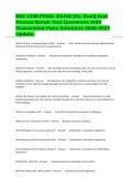 BIO 1330-FINAL EXAM &lbrack;Dr&period; Suni&rsqb; And Review Bergh Test Questions With Guaranteed Pass Solutions 2026-2027 Update&period;