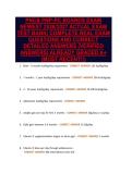 PNCB PNP-PC BOARDS EXAM&NewLine;NEWEST 2026&sol;2027 ACTUAL EXAM&NewLine;TEST BANK&vert; COMPLETE REAL EXAM&NewLine;QUESTIONS AND CORRECT&NewLine;DETAILED ANSWERS &lpar;VERIFIED&NewLine;ANSWERS&rpar; ALREADY GRADED A&plus;&NewLine;&lpar;MOST RECENT&excl;&excl;&rpar;