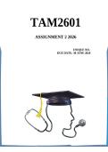 TAM2601 Assignment 2 Due 30 June 2026