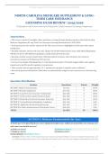 North Carolina Medicare Supplement & Long-Term Care Insurance &ndash; Licensing Exam Review &vert; 2025&sol;2026 &ndash; 50 Questions with Correct Answers & Rationales