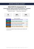 WGU D278 Scripting and Programming Foundations Pre-Assessment V2 Exam Actual Exam 2026&sol;2027 &ndash; Complete Exam-Style Questions &vert; Detailed Rationales &ndash; Pass Guaranteed &ndash; A&plus; Graded&NewLine;&NewLine;