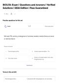 BIOL 134&colon; Tropical Nature Exam &vert; Questions and&NewLine;Answers &vert; Verified Solutions &vert; 2026 Edition &vert; Pass&NewLine;Guaranteed