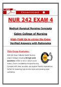 NUR 242 &lpar;Exams 1 &ndash; 4&rpar; &ndash; Complete Package Bundle &lpar;PDF&rpar;