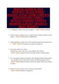 MEDICAL-SURGICAL RN A&NewLine;PROPHECY RELIAS NEWEST&NewLine;2026&sol;2027 ACTUAL EXAM&vert; COMPLETE&NewLine;QUESTIONS AND CORRECT&NewLine;DETAILED ANSWERS &lpar;VERIFIED&NewLine;ANSWERS&rpar; ALREADY GRADED A&plus;&NewLine;&lpar;MOST RECENT&excl;&excl;&rpar;