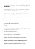 APMA &lpar;Applied Mathematics&rpar; &ndash; Core Concepts&comma; Financial Applications & Exam Guide