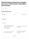 Package deal &colon;&colon; NRNP 6635 Exams Questions and Answers &vert; 2026&sol;2027