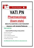&lpar;3 Set Exams&rpar; for VATI PN Pharmacology Assessment &ndash; Complete Package Bundle