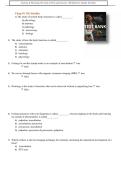Anatomy and Physiology Test Bank&NewLine;Human Anatomy and Physiology Review&NewLine;Saladin Anatomy and Physiology&NewLine;A&P Exam Questions and Answers