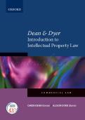 Dean & Dyer Introduction to Intellectual Property Law Study Guide 2026&ndash;2027 Updated Review&colon; Copyright&comma; Trademarks&comma; Patents&comma; Designs&comma; and Intellectual Property Rights