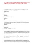 ATI Health Assessment Exam 2 EXAM fully solved & updated &lpar;latest version verified for accuracy&rpar; &lpar;Questions &plus; Answers&rpar; Solved 100&percnt; Correct&excl;&excl; Health Assessment Exam 2 ATI&NewLine;