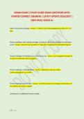 NU664 EXAM 2 STUDY GUIDE EXAM QUESTIONS WITH &NewLine;VERIFIED CORRECT ANSWERS &vert; LATEST UPDATE 2026&sol;2027 &vert; &NewLine;100&percnt; PASS&vert; RATED A&plus; 