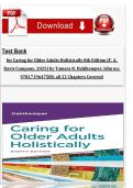 Anderson's Caring for Older Adults Holistically&comma; 6th Edition by Tamara R&period; Dahlkemper &vert; Complete Study Guide&comma; Test Bank&comma; Exam Questions & Verified Answers &vert; Gerontological Nursing Success Bundle