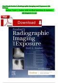 Fauber&rsquo;s Radiographic Imaging and Exposure 7th Edition Test Bank &vert; Radiography Review