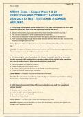 NR304- Exam 1 Edapts Week 1-3 82 &NewLine;QUESTIONS AND CORRECT ANSWERS &NewLine;2026&sol;2027 LATEST TEST EXAM A&plus;GRADE &NewLine;ASSURED&NewLine;