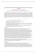 Shadow Health Pharmacology Intermediate Patient Case Exam 2026&sol;2027 &vert; Shadow Health Digital Clinical Experiences&trade; &vert; 50 Exam-Style Questions with Detailed Rationales
