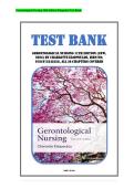Gerontological Nursing&comma; 10th Edition &vert; Complete Study Guide&comma; Test Bank&comma; Exam Questions & Verified Answers &vert; Geriatric Nursing Success Bundle