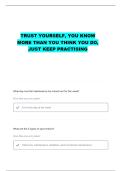 3M 301 LOK QUESTIONS WITH CORRECT ANSWERS