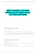 3M 301 TEST QUESTIONS WITH CORRECT ANSWERS