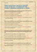 CNOR Practice Exam Prep by CCI 2026&sol;2027 &NewLine;LATEST EXAM TEST 150 QUESTIONS AND &NewLine;CORRECT ANSWERS GUARANTEE A&plus; GRADE&NewLine;