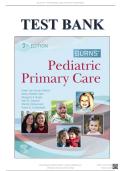 Test bank&colon; Burns Pediatric Primary Care&comma; 7th edition by Dawn Lee Garzon Maaks Starr Brady Chapter 1-46&vert;A&plus; LATEST EDITION&comma; 2025