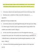 WGU C949 DATA STRUCTURES AND ALGORITHMS  EXAM  &vert; 105 COMPLETE QUESTIONS WITH EXPERT SOLUTIONS &vert; 2026 LATEST UPDATED &vert; GET A&plus;