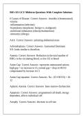 BIO 322&sol; BIO322&NewLine;Grand Canyon University -BIO-322 GCU Midterm Questions With Complete Solutions