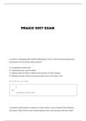 PRAXIS II 5857 PRACTICE QUESTIONS AND VERIFIED ANSWERS