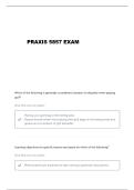PE PRAXIS 5857 FORM 2 QUESTIONS AND VERIFIED ANSWERS