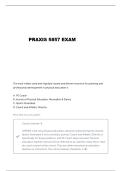 PRAXIS II 5857 PRACTICE QUESTIONS AND VERIFIED ANSWERS