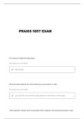 PRAXIS 5857 QUESTIONS AND VERIFIED ANSWERS