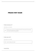 PRAXIS 5857 DIET AND NUTRITION QUESTIONS AND VERIFIED ANSWERS