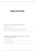 PRAXIS 5857 QUESTIONS AND VERIFIED ANSWERS&NewLine;&NewLine;