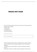 PRAXIS 5857 FORM 2 QUESTIONS AND VERIFIED ANSWERS