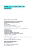 ASME B31&period;3 QUESTIONS AND ANSWERS&NewLine;&NewLine;