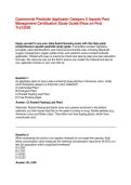 Category 5 Aquatic Pest Management Study Guide&colon; Commercial Pesticide Applicator &lpar;Pass 1st Try&rpar;