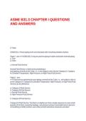 ASME B31&period;3 CHAPTER I QUESTIONS AND ANSWERS