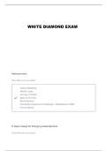  WHITE DIAMOND CHAPTER 7 QUESTIONS AND VERIFIED ANSWERS