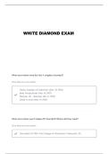  WHITE DIAMOND STUDY GUIDE CH&period;1-2 QUESTIONS AND VERIFIED ANSWERS