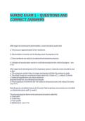 NUR202 EXAM 1 &ndash; QUESTIONS AND CORRECT ANSWERS&NewLine;&NewLine;