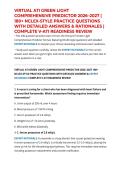 VIRTUAL ATI GREEN LIGHT COMPREHENSIVE PREDICTOR 2026&ndash;2027 &vert; 180&plus; NCLEX-STYLE PRACTICE QUESTIONS WITH DETAILED ANSWERS & RATIONALES &vert; COMPLETE V-ATI READINESS REVIEW