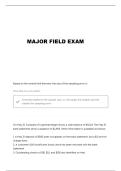  ETS MAJOR FIELD TEST BACHELOR-S DEGREE IN BUSINESS QUESTIONS AND VERIFIED ANSWERS