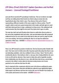 LPP Ethics &lpar;Final&rpar; 2026&sol;2027 Update Questions and Verified Answers &ndash; Licensed Paralegal Practitioner&NewLine;