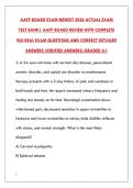 AAFP BOARD EXAM NEWEST 2026 TEST BANK &ndash; 200&plus; ACTUAL EXAM QUESTIONS WITH CORRECT VERIFIED ANSWERS&NewLine;&NewLine;
