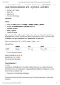 PSYC620 Quiz&colon;Mood Disorders and Psychotic Disorders&colon; &vert; Questions and answers&vert; Updated RATED A&plus; &vert; NEW EDITION&vert; Liberty University Online Academy