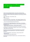 OKTA PROFESSIONAL EXAM STUDY GUIDE PART 1 QUESTIONS & ANSWERS